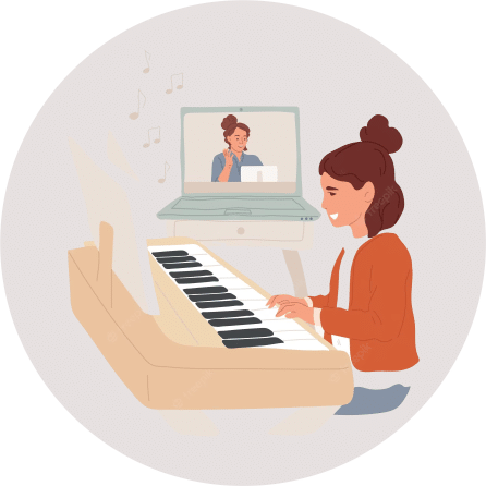 Aulas de piano on-line ou presenciais 